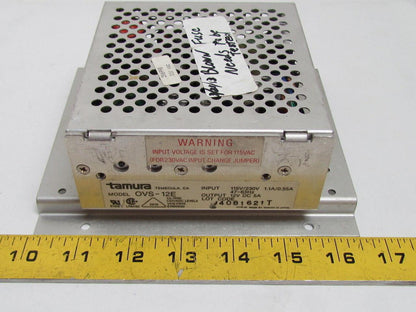 Tamura OVS-12E Power Supply  115/230V Input  12VDC 5 Amp Output