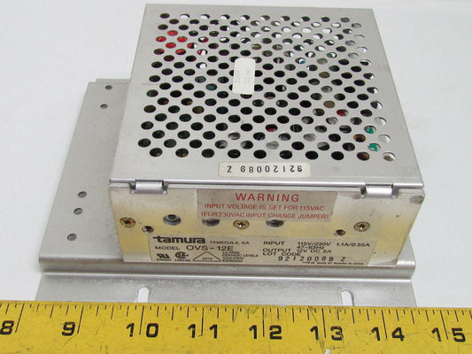 Tamura OVS-12E Power Supply  115/230V Input  12VDC 5 Amp Output