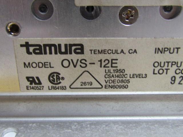 Tamura OVS-12E Power Supply  115/230V Input  12VDC 5 Amp Output