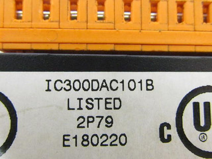 IC300DAC101B 4-Channel Analog Voltage Output 24VDC Input 10.24VDC Output