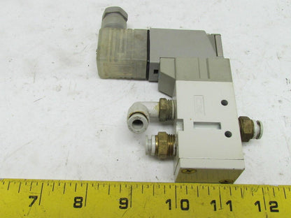 SMC VF3130-5DZ1-02 5 Port Pilot Body Ported Solenoid Valve 1/4" NPT 24VDC