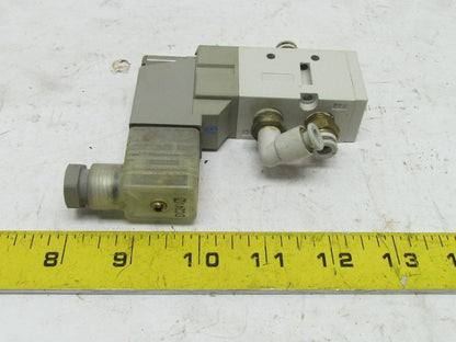 SMC VF3130-5DZ1-02 5 Port Pilot Body Ported Solenoid Valve 1/4" NPT 24VDC