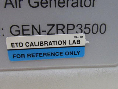Matheson GEN-ZRP3500 ZA35002 Zero Air Generator