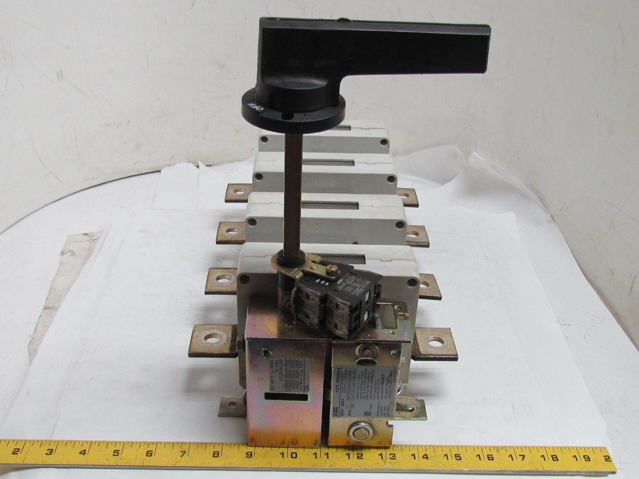 OETL-NF600A-4 Switch Line Ser Open Disconnect Switch 4-Pole 600V 600A
