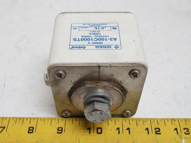Gould A3-100C1000TS Series Q Fuse 1000VAC 1000A 100KA