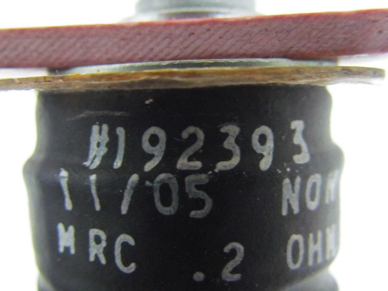 Three MRC.2 OHM Bracketed Resistors 1-1/4" Dia x 8-5/8"L Fiberglass Brackets