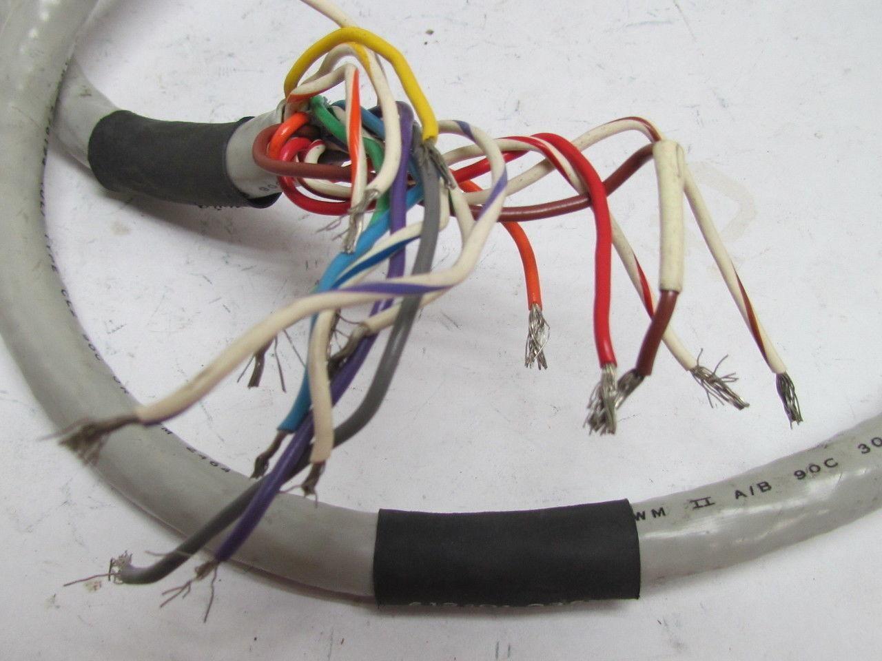 612401-036T C3-P2 Cable Assembly 17-Pin Male Connector 18 AWG 3' Length