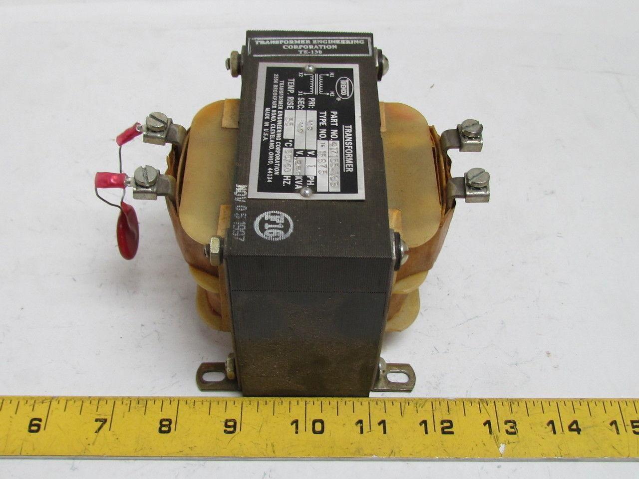 Trenco 417155-16B 15675 Transformer .250 KVA Single Phase 110 Volt 50/60Hz