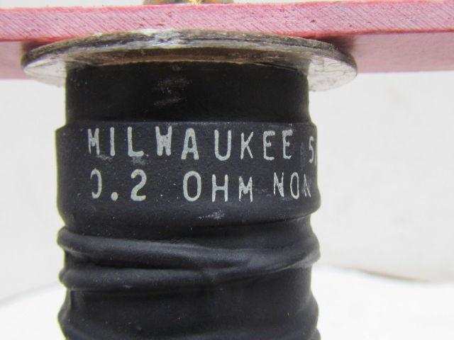 5/02 Three 0.2 OHN NON Bracketed Resistors 1-1/4"Dia 8-5/8"L Fiberglass Brackets