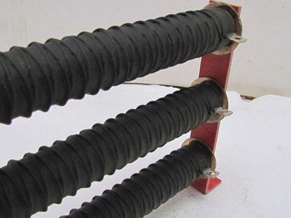 5/02 Three 0.2 OHN NON Bracketed Resistors 1-1/4"Dia 8-5/8"L Fiberglass Brackets