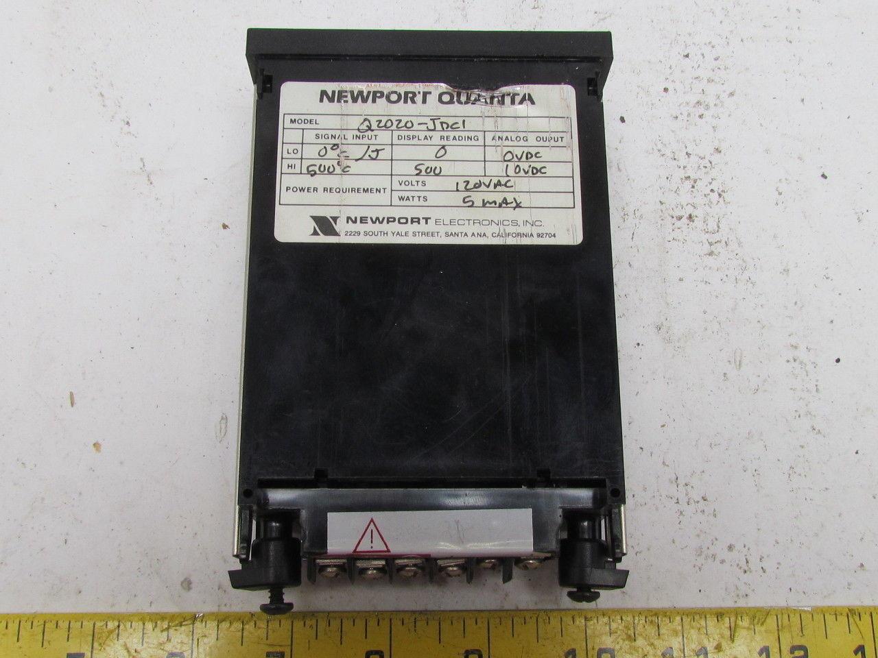 Newport Quanta Q2020-JDC1 4-Digit LED Digital Temperatur Panel Meter 10 VDC 5 W
