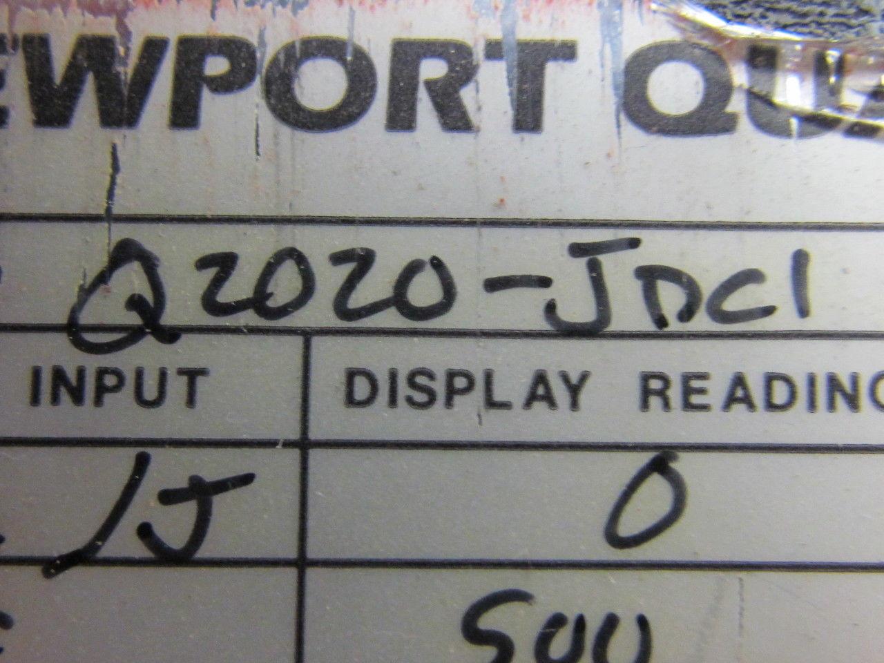 Newport Quanta Q2020-JDC1 4-Digit LED Digital Temperatur Panel Meter 10 VDC 5 W