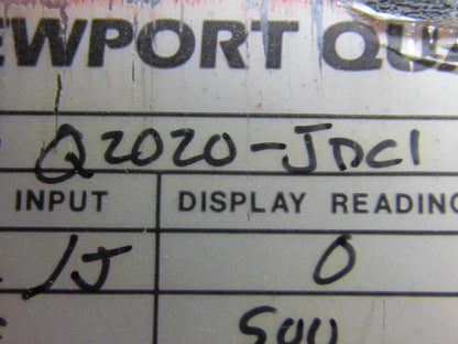 Newport Quanta Q2020-JDC1 4-Digit LED Digital Temperatur Panel Meter 10 VDC 5 W