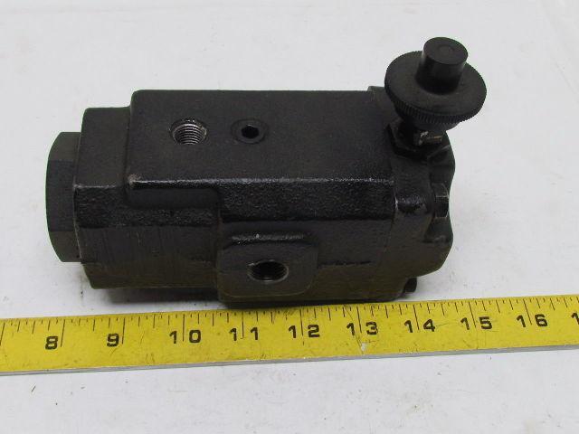 Parker S3PM-12-HR Pressure Control Inline Sequence Valve 3/8" NPT 150-1000 PSI