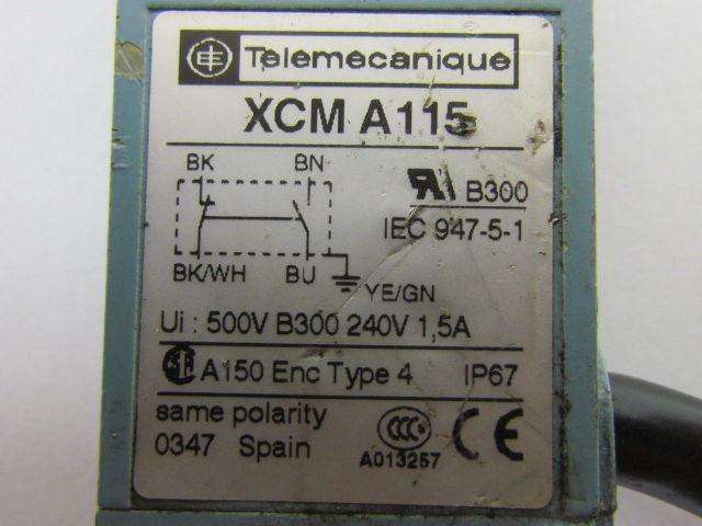 Telemecanique   XCMA115 Limit Switch 500V B300 240V 1.5 Amp
