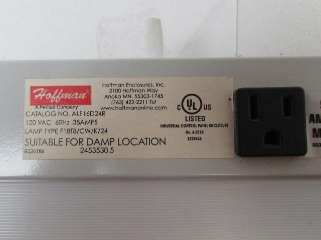 Hoffman ALF16D24R Enclosure Interior Lighting Fixture w/Door Switch 120VAC
