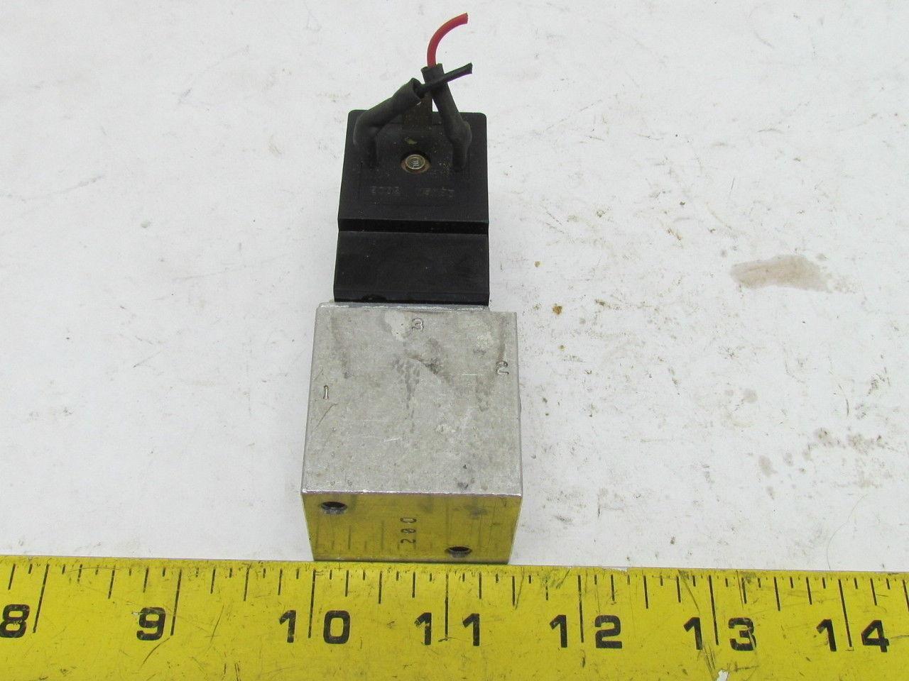 ARO Fluid Power CAT66P-024-D-G 119690-39 2-Way Solenoid Valve 24VDC 15W 1/4" NPT