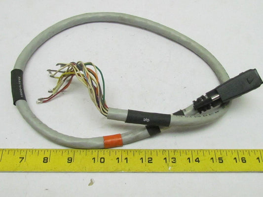 Reliance Electric 612571-036S Cable Assembly 17-Pin Male Connector 18 AWG 3' L