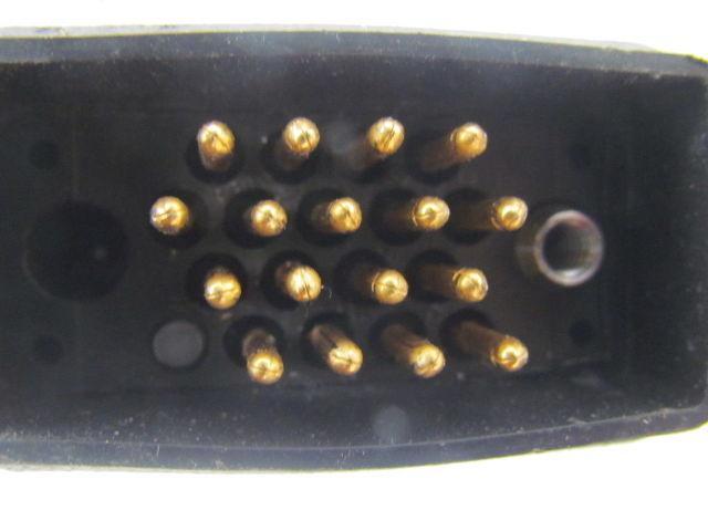 Reliance Electric 612571-036S Cable Assembly 17-Pin Male Connector 18 AWG 3' L