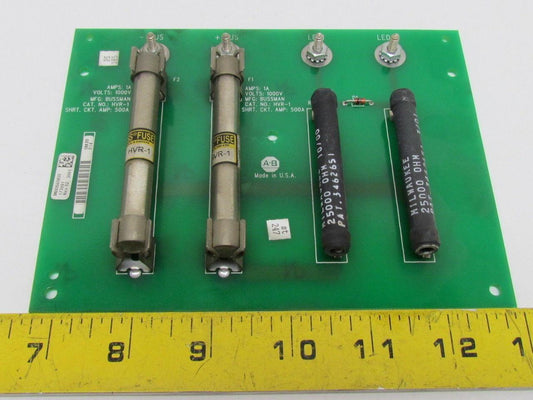 Allen Bradley 173091 Buss Fuse Milwaukee Resistor Circuit Board HVR-1 1 A 1000V