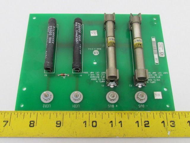 Allen Bradley 173091 Buss Fuse Milwaukee Resistor Circuit Board HVR-1 1 A 1000V
