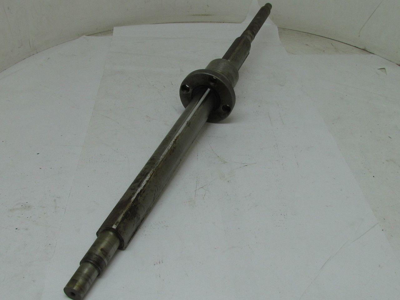 THK Medium Load Ballspline Flange Bearing Solid Shaft 609mm Travel 940mm OAL