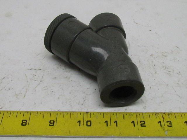 Hayward 3/4" Threaded PVC Y-Check Valve Spring Return