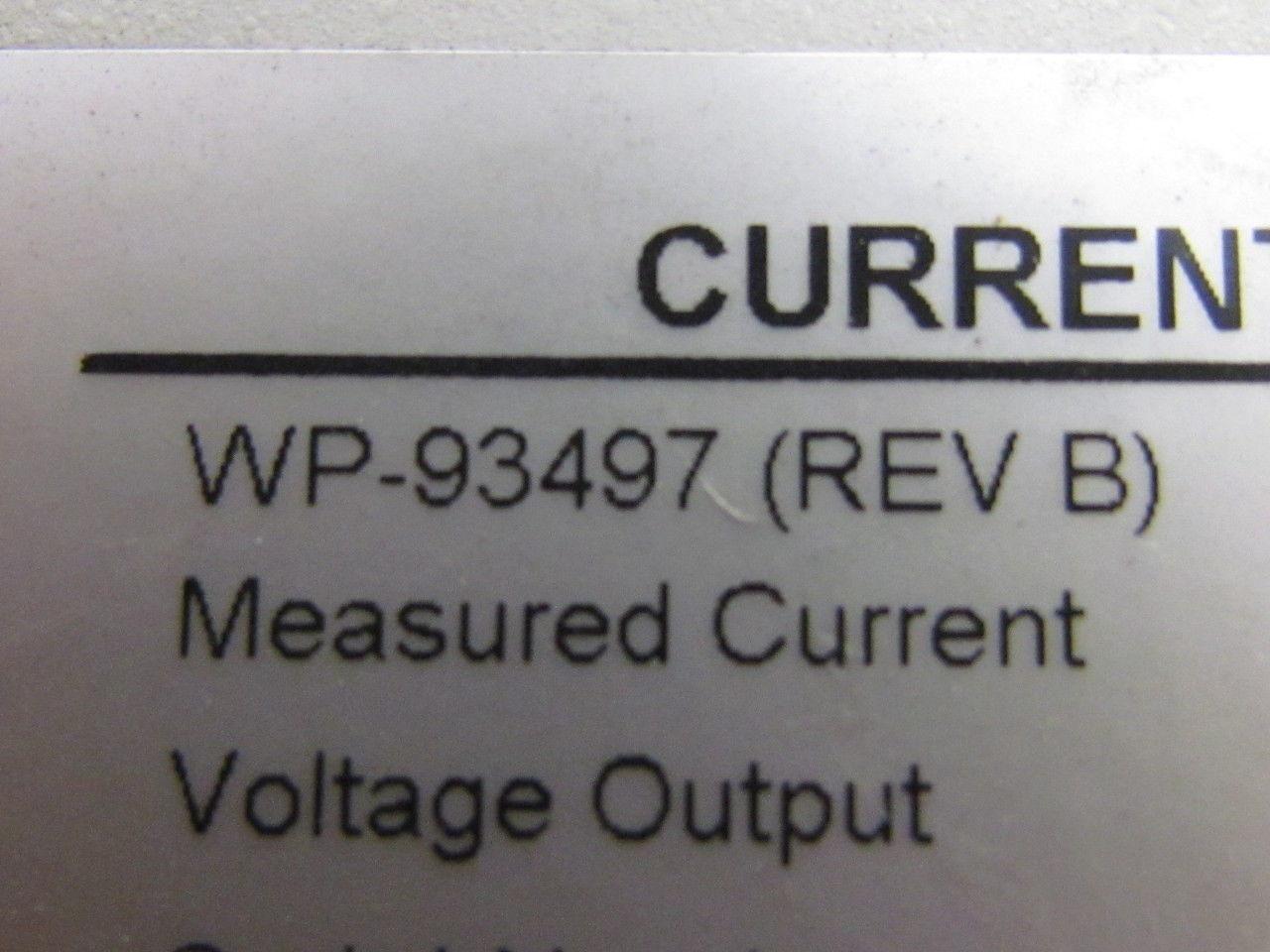 Tyco WP-93497 AC Current Interface CIU 0-3VDC 1PH Galaxy Millennium Controller