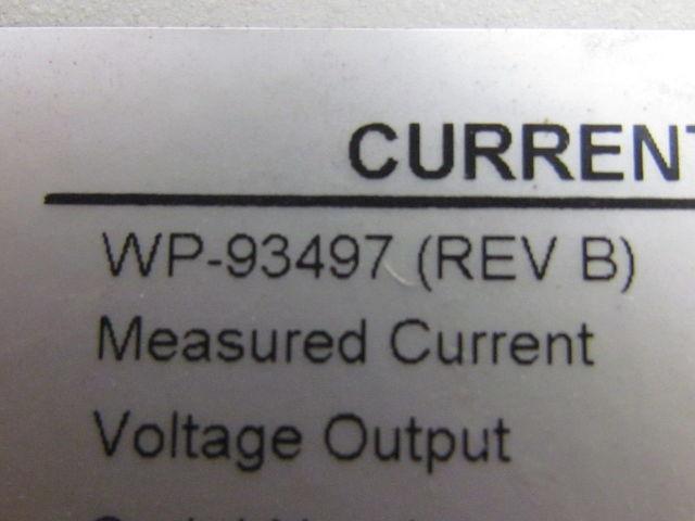 Tyco WP-93497 AC Current Interface CIU 0-3VDC 1PH Galaxy Millennium Controller