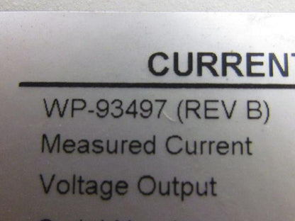 Tyco WP-93497 AC Current Interface CIU 0-3VDC 1PH Galaxy Millennium Controller