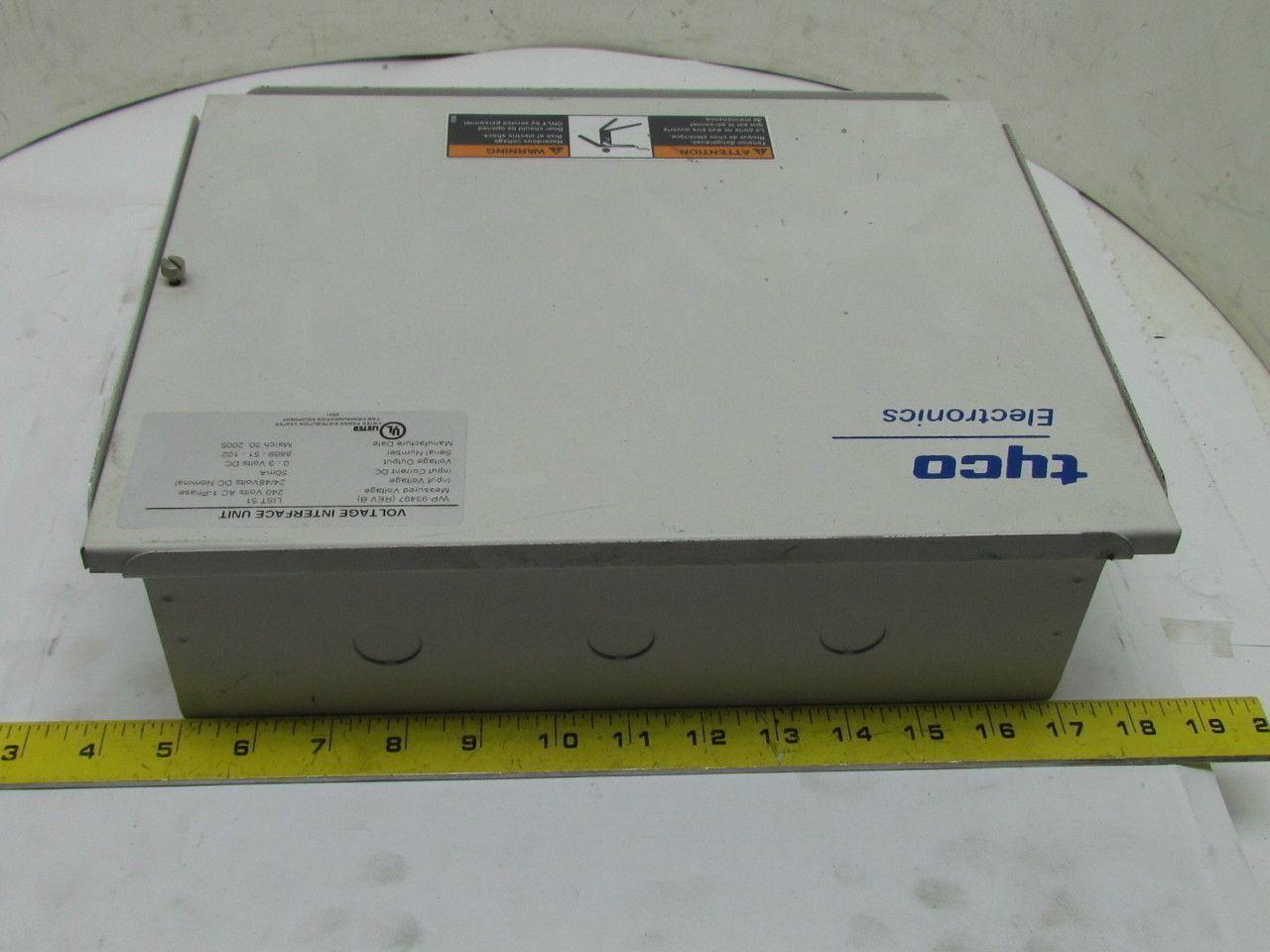 Tyco WP-93497 AC Voltage Interface VIU 0-3VDC 1PH Galaxy Millennium Controller