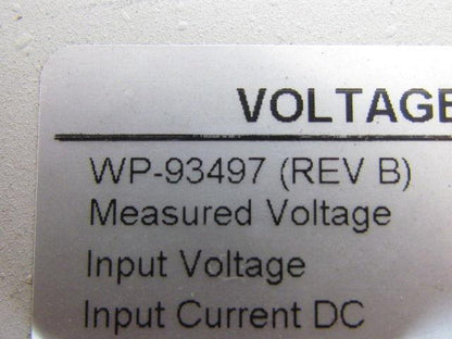 Tyco WP-93497 AC Voltage Interface VIU 0-3VDC 1PH Galaxy Millennium Controller