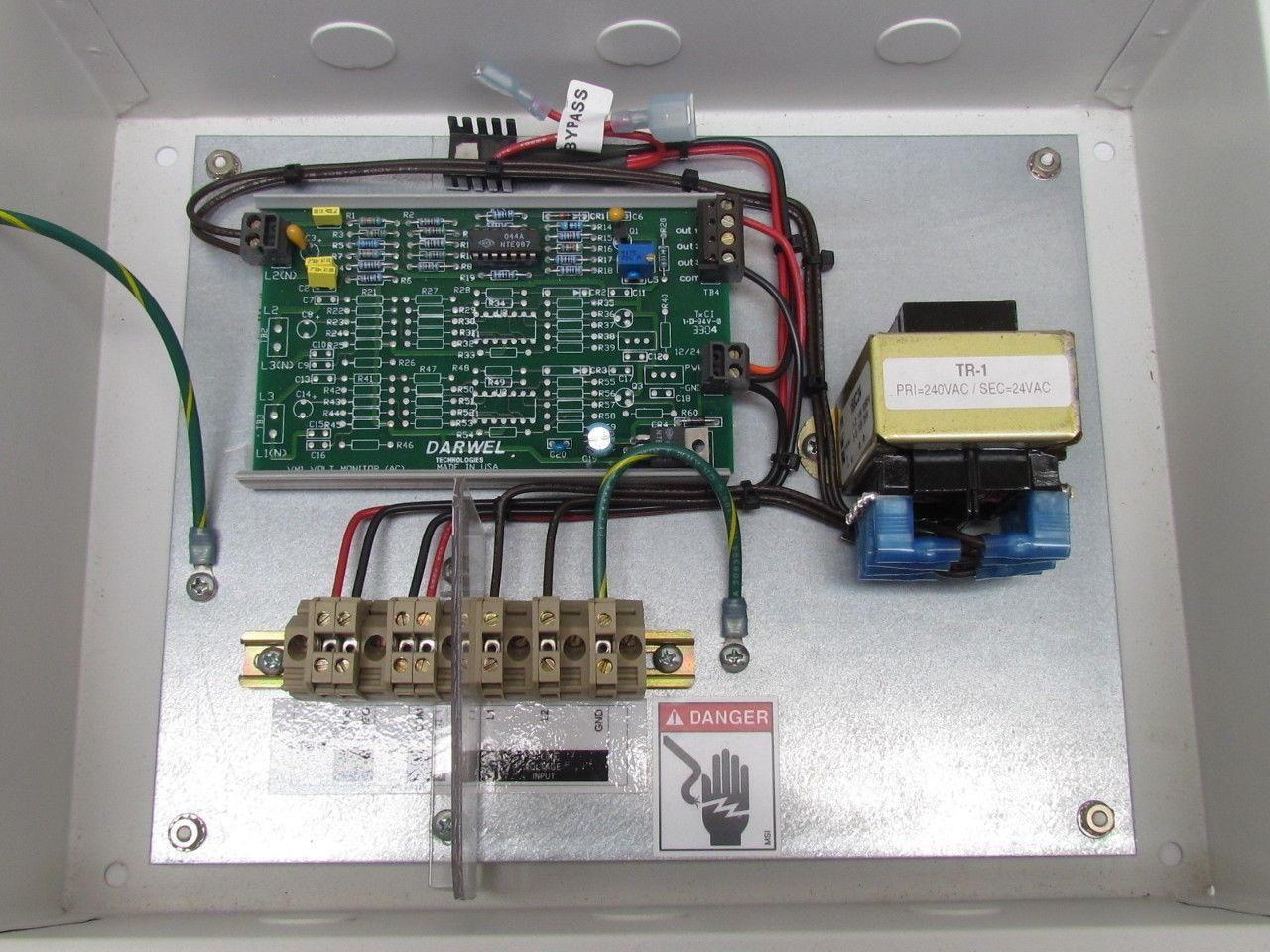 Tyco WP-93497 AC Voltage Interface VIU 0-3VDC 1PH Galaxy Millennium Controller