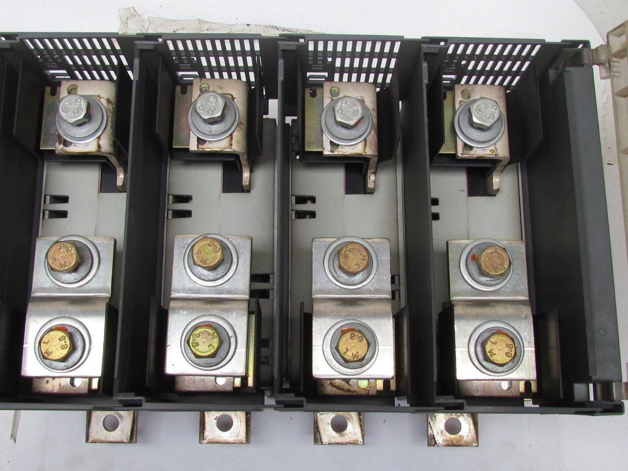 ABB 4-Pole Fusible Disconnect Switch Interrupter Rotary Handle 600a 3Ph 600V