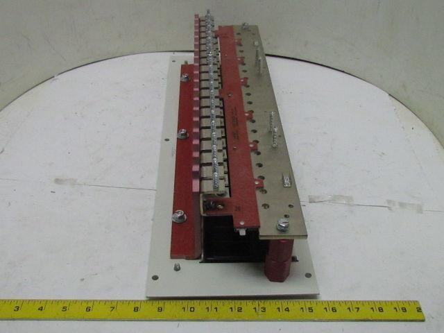 Tyco ED83127-30 G8 CC#601944499 Fuse Holder Panel 20-Load Fuse Panel 20-Space