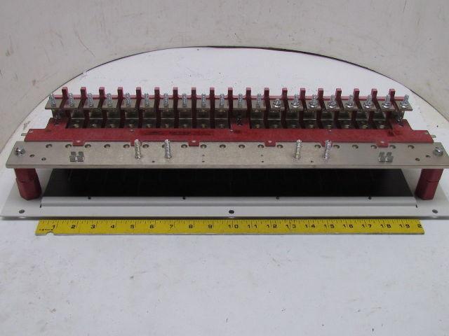 Tyco ED83127-30 G8 CC#601944499 Fuse Holder Panel 20-Load Fuse Panel 20-Space