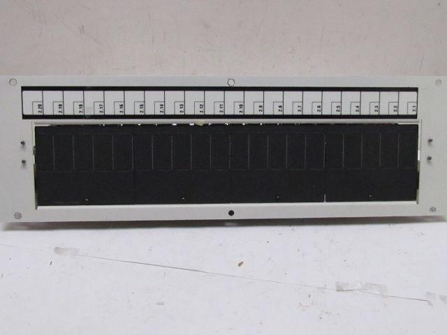Tyco ED83127-30 G8 CC#601944499 Fuse Holder Panel 20-Load Fuse Panel 20-Space