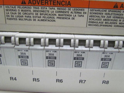 12-Position 30 Amp G 300 Circuit Breaker AC Panel Neutral Input Galaxy Power Sys