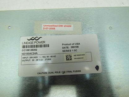 Switch Mode Rectifier 1Ph 200-240V Input 22-29VDC Output 2725W Ser 1:0C 24V/100A