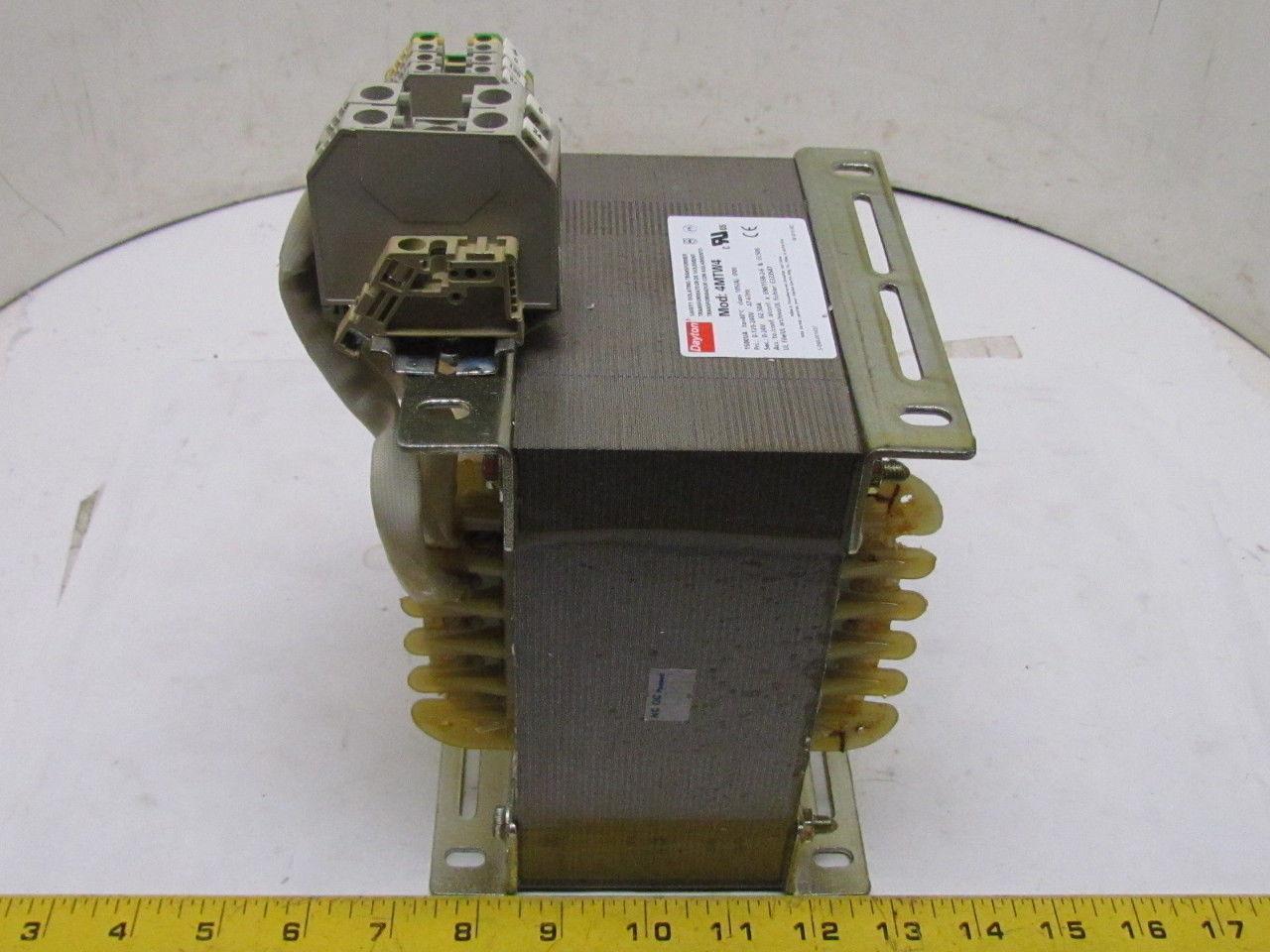 Dayton 4MTW4 Control Transformer Primary 120/240VAC Secondary 24VAC 1500VA 1Ph