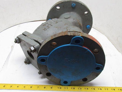 Mueller 4-752 478101 Y Stainer 4" ANSI Cast Iron Valve 1-1/2" NPT Blow-Off Port