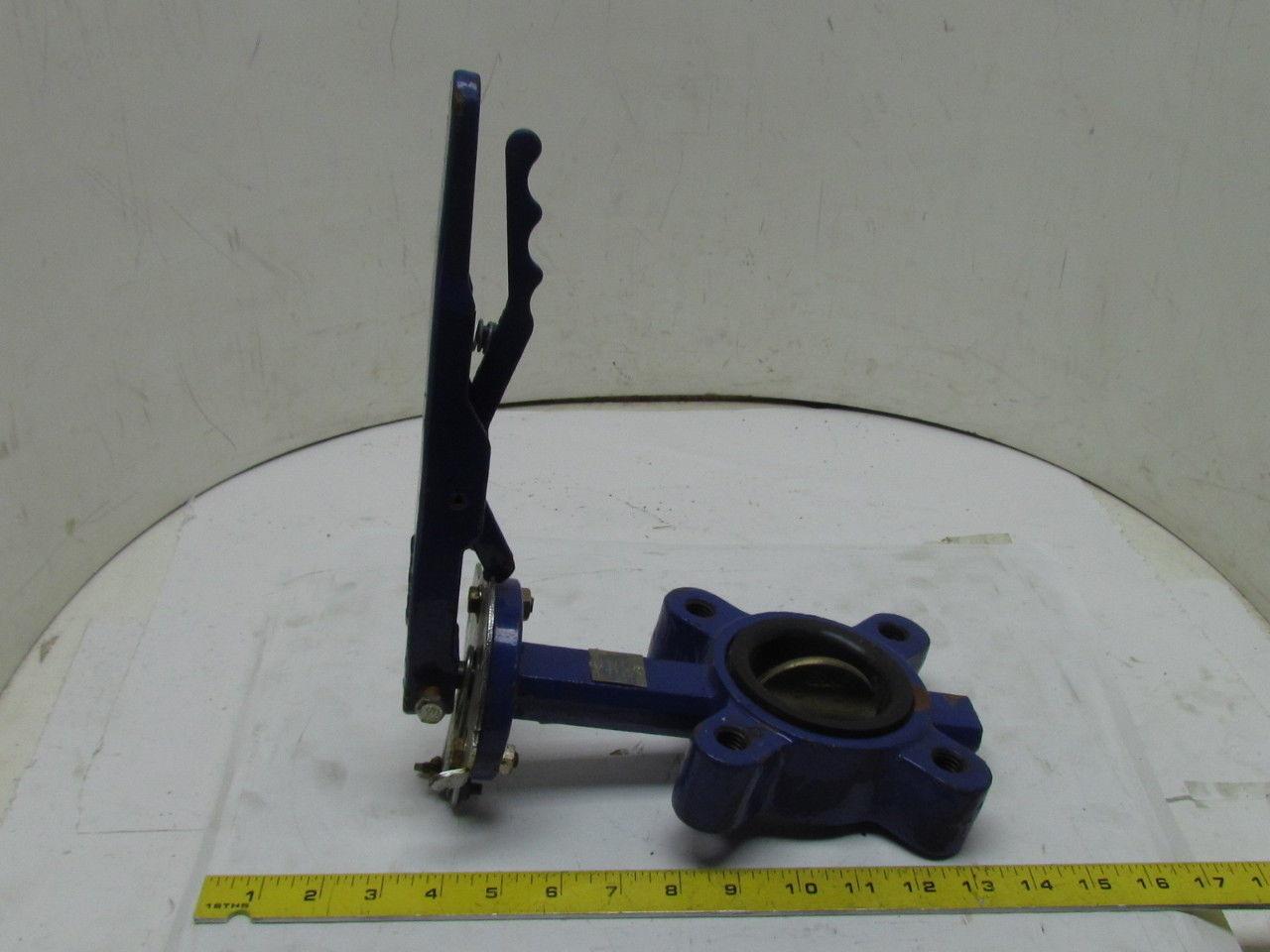 Flow Design Watts BF Ser Buttefly Valve 2.5"Ductile Iron Disc Ai-Bronze 200PSI