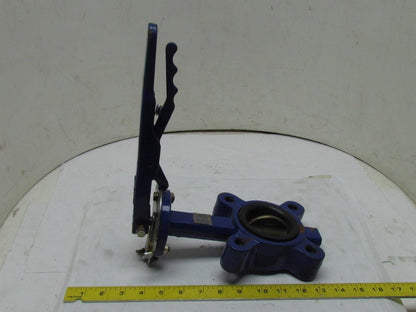 Flow Design Watts BF Ser Buttefly Valve 2.5"Ductile Iron Disc Ai-Bronze 200PSI