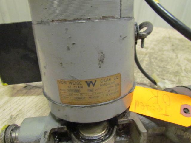 Von Weise V00658AM08 25577 Gear Motor w/Pump 115VAC 1Ph 1/20 HP 30 RPM Output