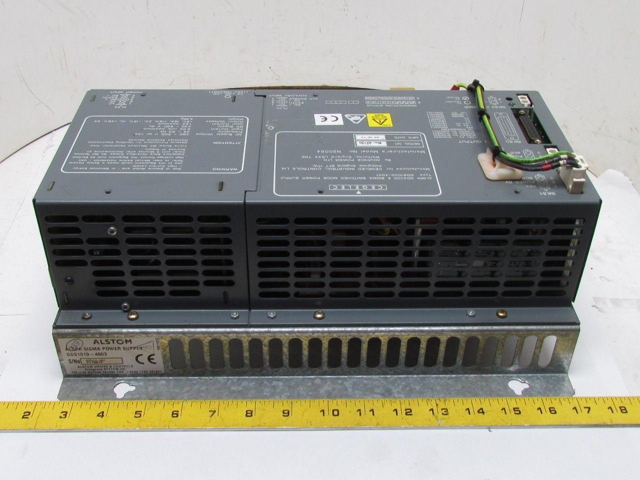 Cegelec ALSTOM N20054 ALSA GD4000 SIGMA Switched Mode Power Supply GDS1000-4001