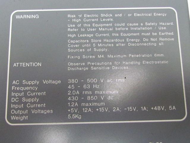 Cegelec ALSTOM N20054 ALSA GD4000 SIGMA Switched Mode Power Supply GDS1000-4001