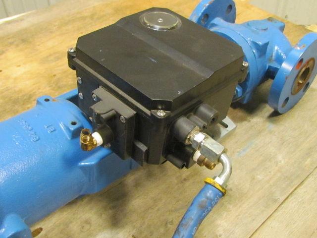 KOSO G130HHC32EA5GAH 1-1/2" Flanged Globe Valve Air Operated Actuator/Positioner