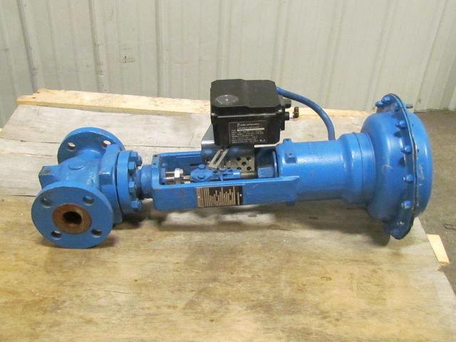 KOSO G130HHC32EA5GAH 1-1/2" Flanged Globe Valve Air Operated Actuator/Positioner