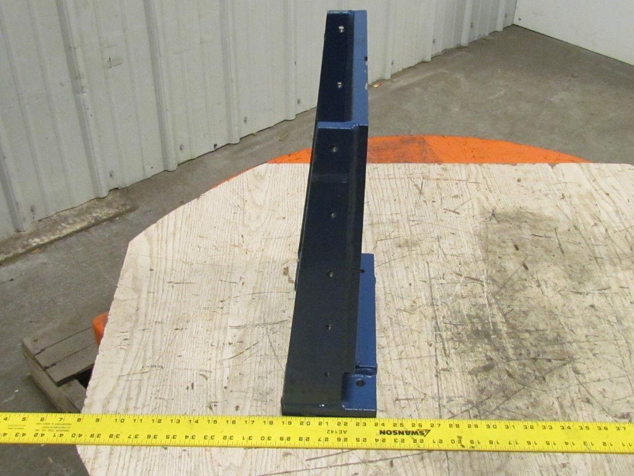 Square Angle Block Machine Brackets 3/4"Plates Milled Square w/1/2"Plate Gussets