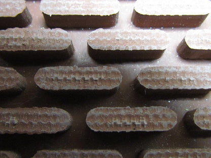 5-Ply Nipple Top Red PVC Rubber Material Handling Conveyor Belt 14"W x 25' Long